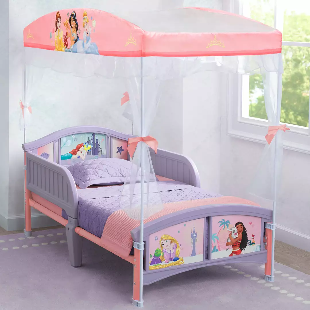 Delta Children Princess Plastic Toddler Bed With Canopy Toddler Beds 6 Delta Children Princess Plastic Toddler Bed With Canopy Toddler Beds