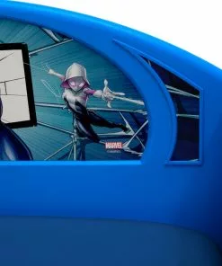 Delta Children Spider-Man Sleep And Play Toddler Bed With Built-In Guardrails Toddler Beds