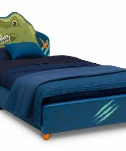 Delta Children Twin Beds & Headboards Dinosaur Upholstered Twin Bed
