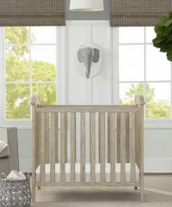 Delta Children Farmhouse Mini Baby Crib With 2.75-inch Mattress Baby Cribs