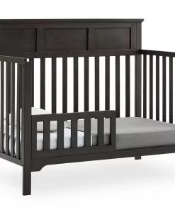 Delta Children Baby Cribs Sweet Beginnings Hart Flat Top 6-in-1 Convertible Crib