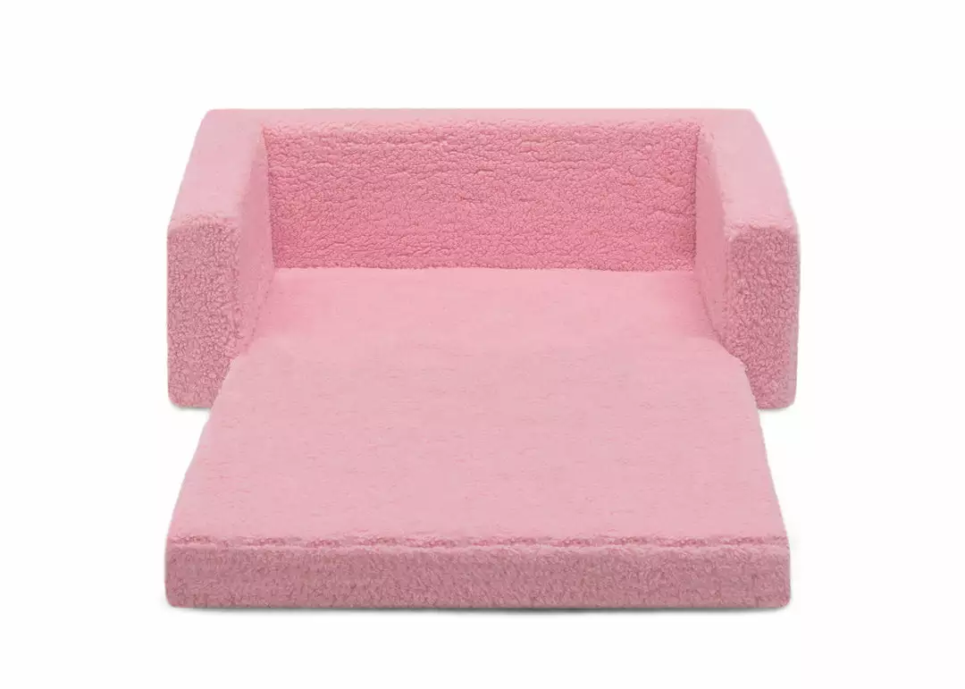 Delta Children Cozee Flip-Out Sherpa 2-in-1 Convertible Sofa To Lounger For Kids 15 Delta Children Cozee Flip-Out Sherpa 2-in-1 Convertible Sofa To Lounger For Kids