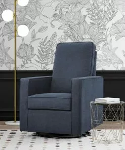 Delta Children Skye Nursery Glider Swivel Chair With LiveSmart Fabric