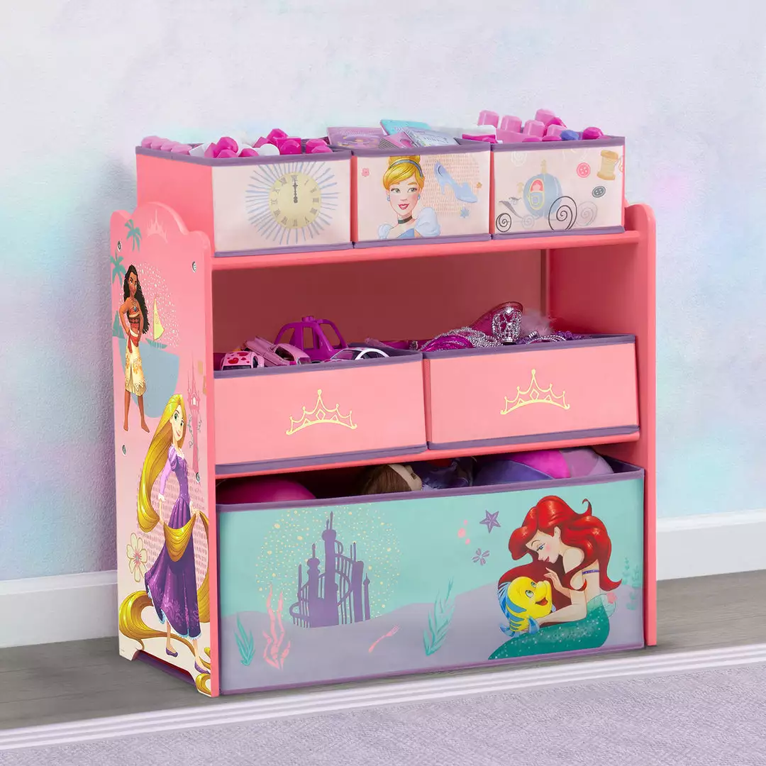 Delta Children Storage Princess 6 Bin Design And Store Toy Organizer 7 Delta Children Storage Princess 6 Bin Design And Store Toy Organizer