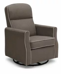 Delta Children Clair Slim Nursery Glider Swivel Rocker Chair Gliders & Rocking Chairs