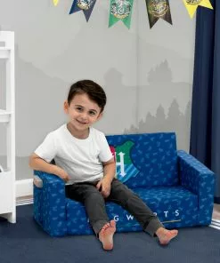 Delta Children Harry Potter Cozee Flip-Out Sofa - 2-in-1 Convertible Sofa To Lounger For Kids Kids’ Chairs