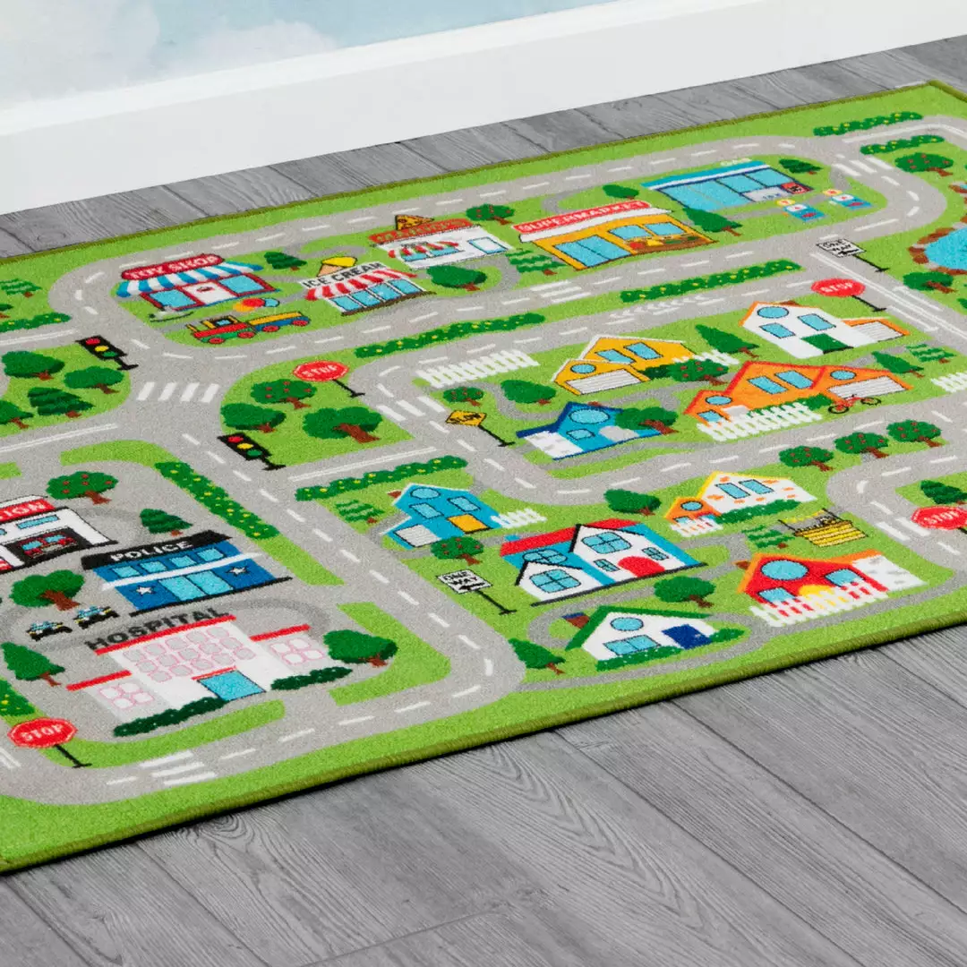 Delta Children Rugs Large Road Map Activity Rug For Girls And Boys - 54-inch L X 39-inch W 12 Delta Children Rugs Large Road Map Activity Rug For Girls And Boys - 54-inch L X 39-inch W