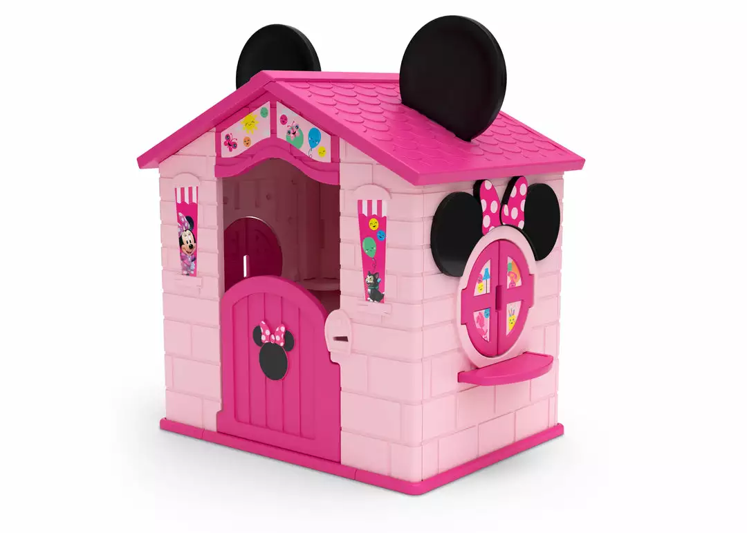 Delta Children Toys & Play Minnie Mouse Plastic Indoor/Outdoor Playhouse With Easy Assembly 8 Delta Children Toys & Play Minnie Mouse Plastic Indoor/Outdoor Playhouse With Easy Assembly