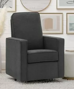 Delta Children Skye Nursery Glider Swivel Chair With LiveSmart Fabric
