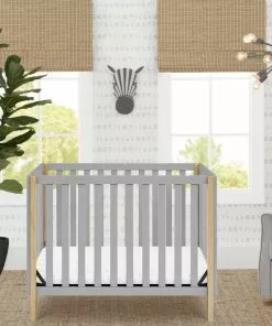 Delta Children Gio Mini Crib With 2.75-Inch Mattress Baby Cribs