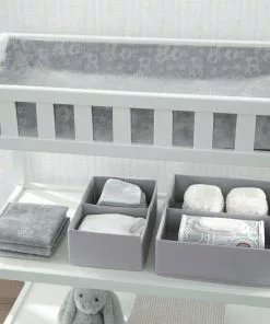 Serta 7-Piece Essential Changing Table Set - Newborn Baby Gift Set For Boys And Girls – Set Includes Changing Pad, Plush Changing Pad Cover, 3 Changing Pad Liners And 2 Storage Bins Changing Pads & Covers