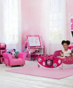 Delta Children Minnie Mouse Interactive Wood Toddler Bed