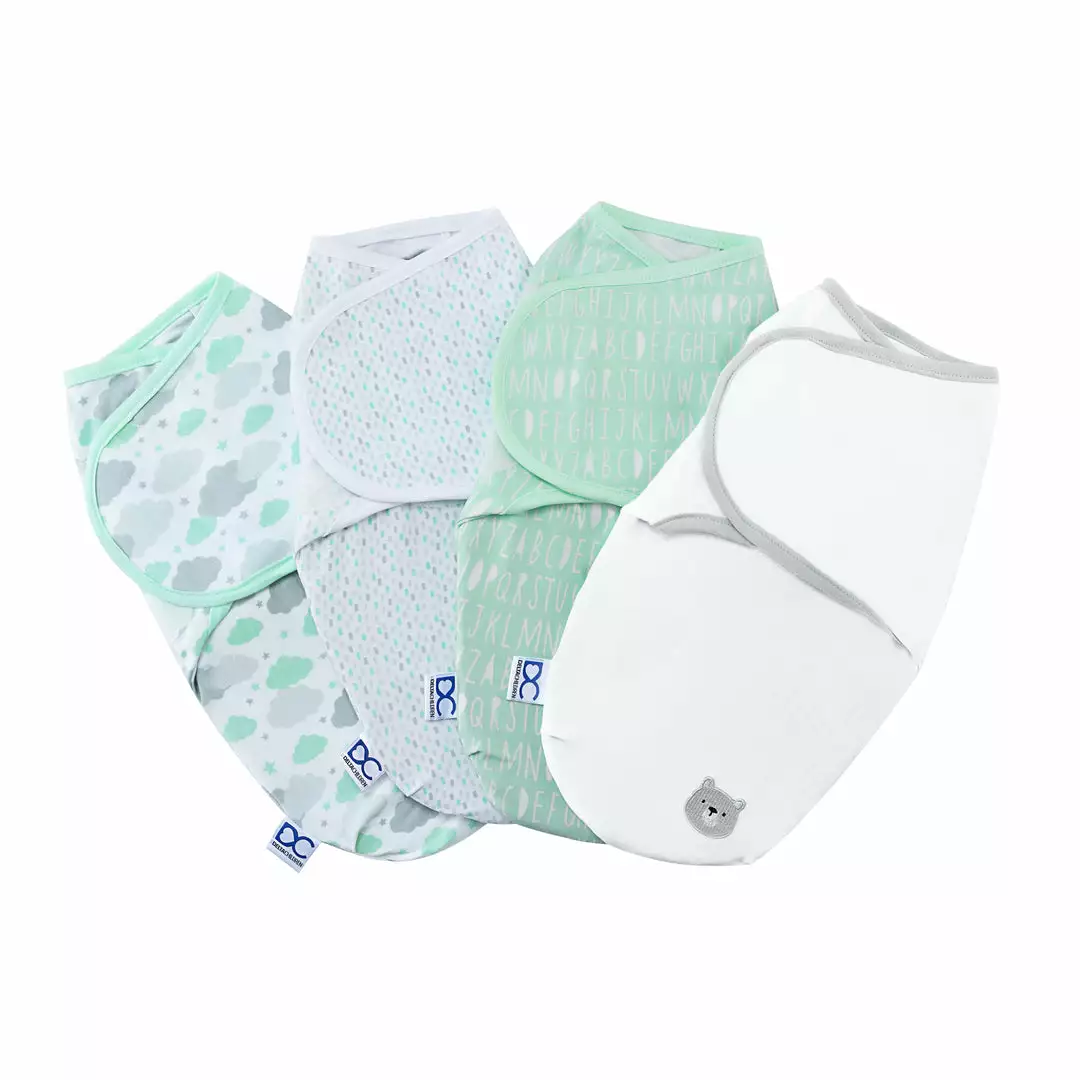 Delta Children Little Lambs Adjustable Swaddle Wrap - Size Extra Small, Fits Babies 0-3 Months/4-7 Lbs., 4-Pack Swaddles 8 Delta Children Little Lambs Adjustable Swaddle Wrap - Size Extra Small, Fits Babies 0-3 Months/4-7 Lbs., 4-Pack Swaddles