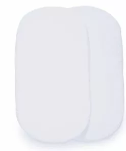 Fitted Bassinet Sheet Set, 2-Pack – Compatible With The Following Delta Children Bassinets: 27201, 27202, 27302 And 27303