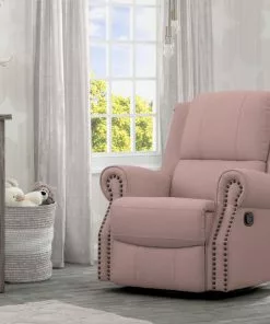 Delta Children Dylan Nursery Recliner Glider Swivel Chair