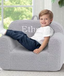 Delta Children Personalized Cozee Sherpa Chair For Kids