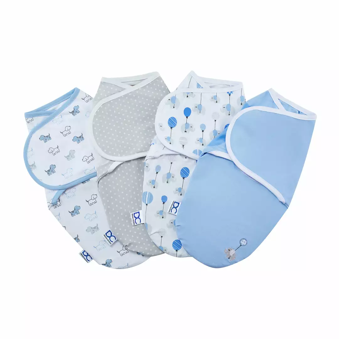 Delta Children Little Lambs Adjustable Swaddle Wrap - Size Extra Small, Fits Babies 0-3 Months/4-7 Lbs., 4-Pack Swaddles 6 Delta Children Little Lambs Adjustable Swaddle Wrap - Size Extra Small, Fits Babies 0-3 Months/4-7 Lbs., 4-Pack Swaddles