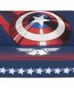 Delta Children Avengers Cozee Flip-Out Sofa - 2-in-1 Convertible Sofa To Lounger For Kids