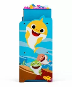 Delta Children Storage Baby Shark Deluxe 9 Bin Design And Store Toy Organizer
