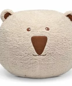 Delta Children Bear Plush Foam Pouf Ottoman