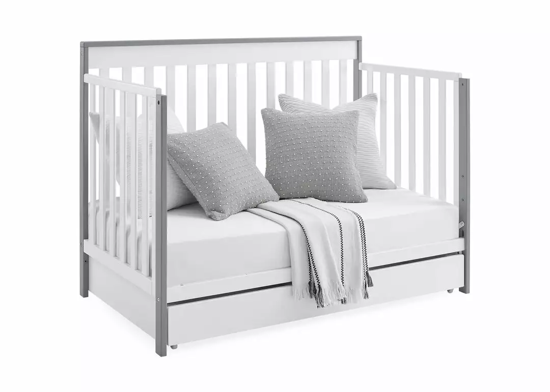 Delta Children Baby Cribs Mercer 6-in-1 Convertible Crib With Storage Trundle 8 Delta Children Baby Cribs Mercer 6-in-1 Convertible Crib With Storage Trundle