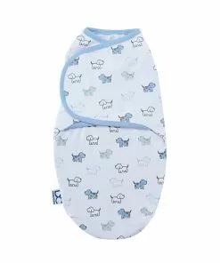 Delta Children Swaddles Little Lambs Adjustable Swaddle Wrap - Size Extra Small, Fits Babies 0-3 Months/4-7 Lbs.