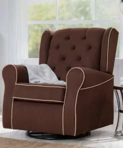 Delta Children Emerson Nursery Glider Swivel Rocker Chair Gliders & Rocking Chairs