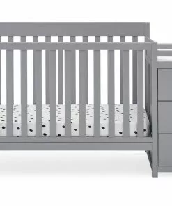 Delta Children Baby Cribs Flynn 5-in-1 Convertible Crib And Changer