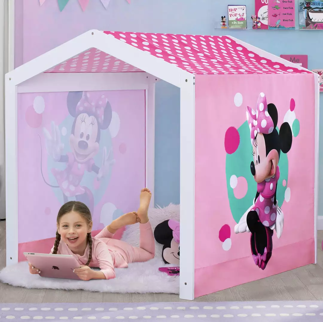 Delta Children Minnie Mouse Indoor Playhouse With Fabric Tent For Boys And Girls Sale 7 Delta Children Minnie Mouse Indoor Playhouse With Fabric Tent For Boys And Girls Sale