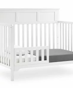 Delta Children Baby Cribs Sweet Beginnings Hart Flat Top 6-in-1 Convertible Crib