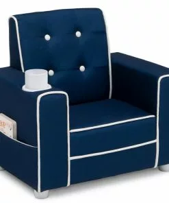 Delta Children Chelsea Kids Upholstered Chair With Cup Holder