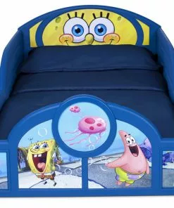 Delta Children SpongeBob SquarePants Plastic Sleep And Play Toddler Bed