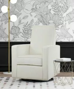 Delta Children Skye Nursery Glider Swivel Chair With LiveSmart Fabric