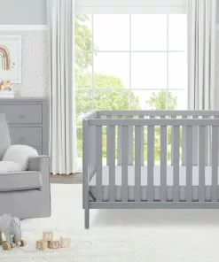 Delta Children Baby Cribs Milo 3-in-1 Convertible Crib