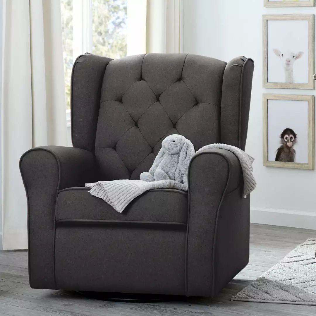 Delta Children Emma Nursery Glider Swivel Rocker Chair Gliders & Rocking Chairs 12 Delta Children Emma Nursery Glider Swivel Rocker Chair Gliders & Rocking Chairs
