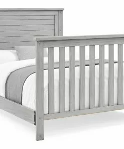 Simmons Kids Caden 6-in-1 Convertible Crib With Trundle Drawer Baby Cribs