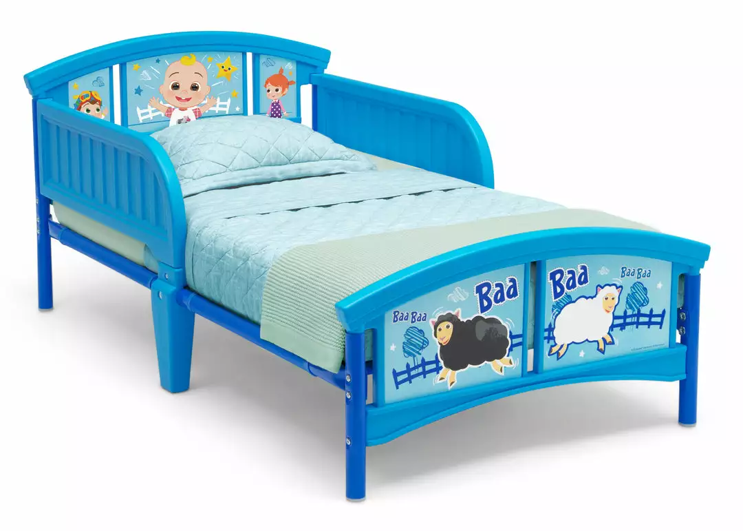 Delta Children CoComelon Plastic Toddler Bed 4 Delta Children CoComelon Plastic Toddler Bed