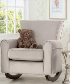 Delta Children Gliders & Rocking Chairs Lancaster Rocking Chair Featuring LiveSmart Fabric By Culp