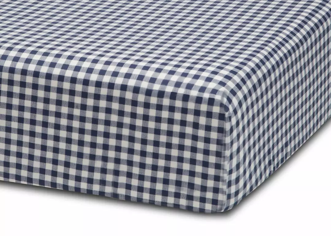Delta Children Navy Gingham 3-Piece Twin Sheet Set 6 Delta Children Navy Gingham 3-Piece Twin Sheet Set