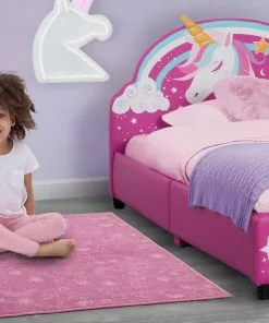 Delta Children Unicorn Rectangle Area Rug For Kids, 39-Inch X 59-Inch Rugs