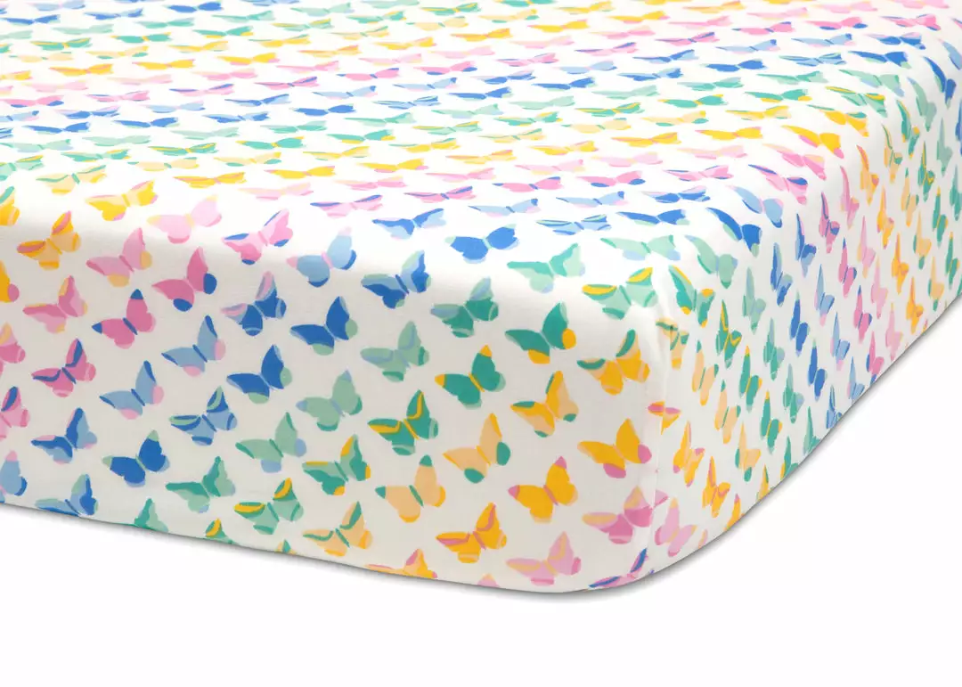 Delta Children Butterflies 3-Piece Twin Sheet Set 6 Delta Children Butterflies 3-Piece Twin Sheet Set