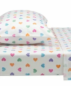 Delta Children Hearts Printed 3-Piece Twin Sheet Set 11 Delta Children Hearts Printed 3-Piece Twin Sheet Set