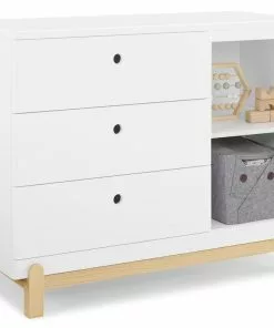 Delta Children Dressers & Changing Tables Poppy 3 Drawer Dresser With Cubbies