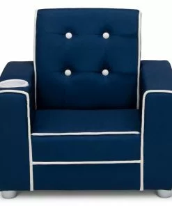 Delta Children Chelsea Kids Upholstered Chair With Cup Holder