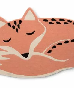 Delta Children Hand-Tufted 100% Wool Fox Rug Rugs