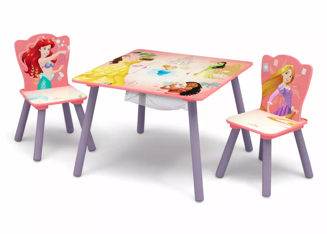Delta Children Princess Table And Chair Set With Storage 5 Delta Children Princess Table And Chair Set With Storage