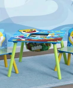 Delta Children Baby Shark Kids Table And Chair Set With Storage Gifts