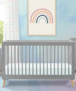 Delta Children Baby Cribs Jordan 4-In-1 Convertible Crib