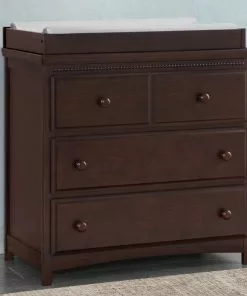 Delta Children Emerson 3 Drawer Dresser With Changing Top Dressers & Changing Tables