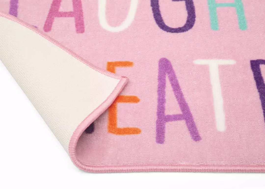 Delta Children Play/Laugh/Create Rectangle Area Rug For Kids, 39-Inch X 59-Inch 6 Delta Children Play/Laugh/Create Rectangle Area Rug For Kids, 39-Inch X 59-Inch